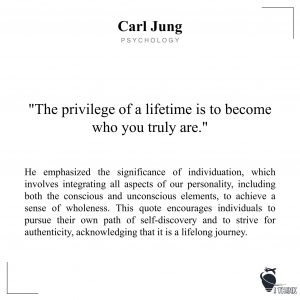 Jung – The privalige of a lifetime