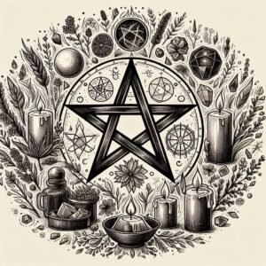 An image of a pentagram to illustrate an article about Wicca on truthofself.com