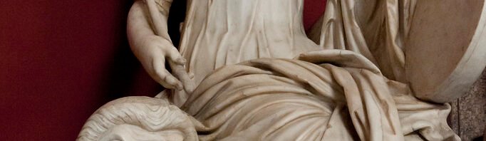 Statue of Thalia, Muse of comedy.